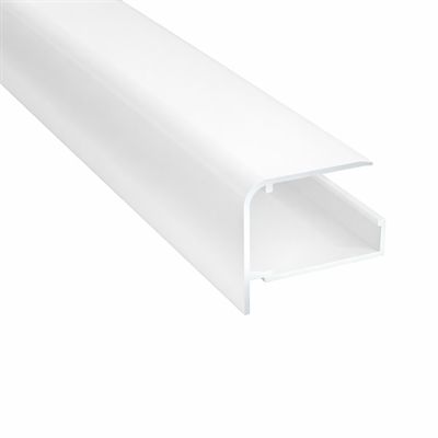 Vandnæseprofil til gop Skyroof 10 mm Hvid L:3,33 meter